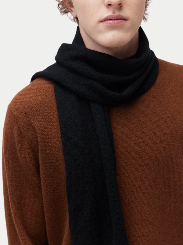Cashmere Jersey Knit scarf Online-Verkauf – Bild 4
