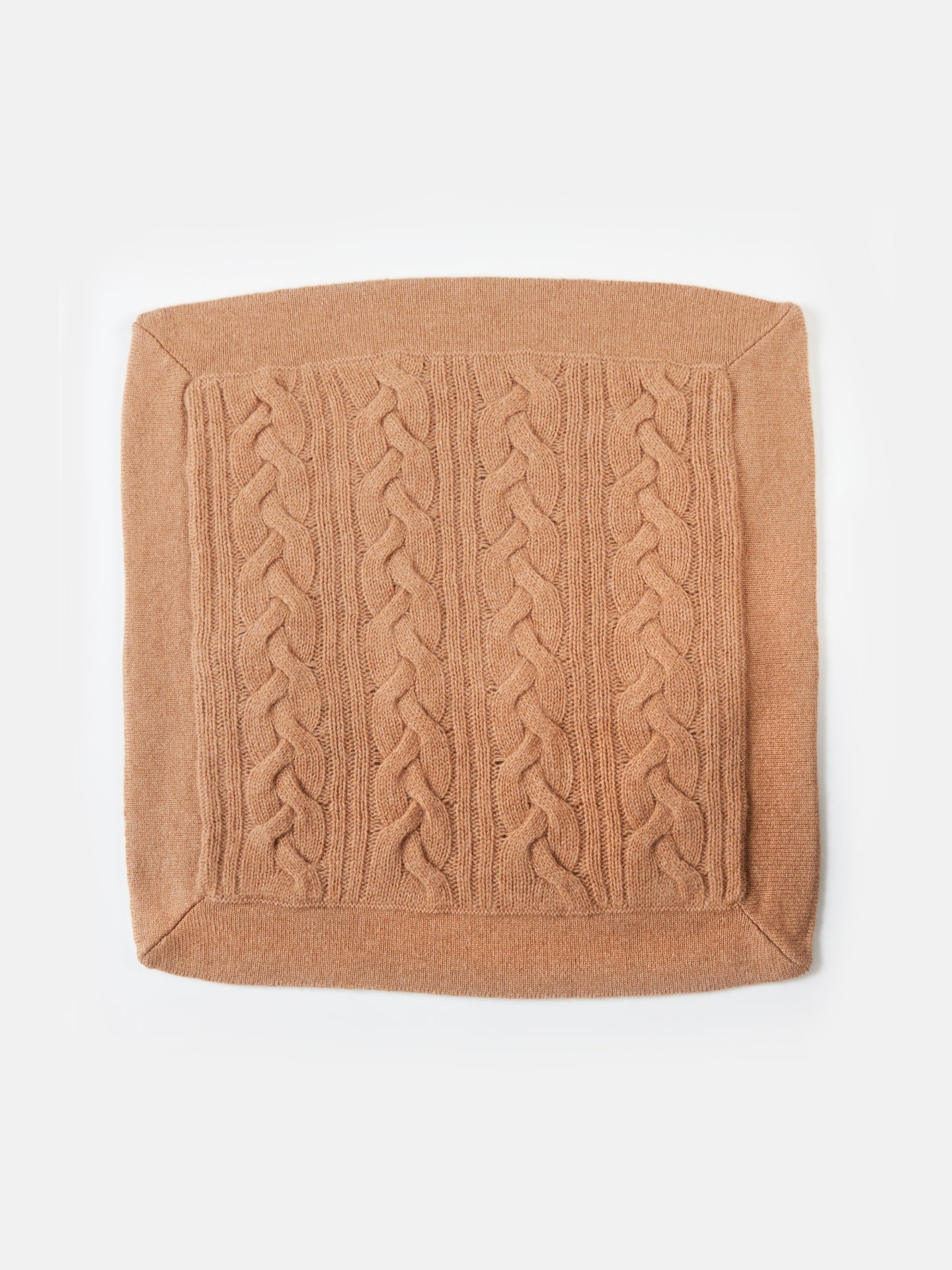 Cable-Knit Cashmere Pillowcase Im Angebot