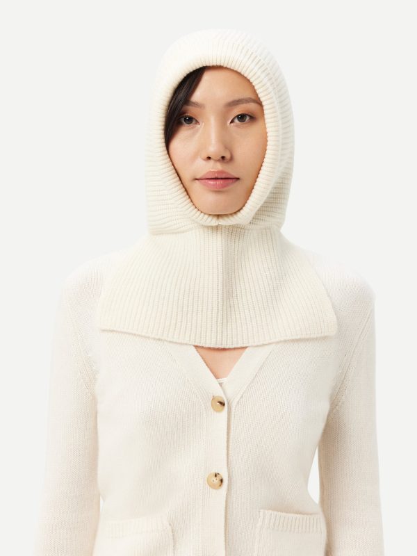 Cable-Knit Cashmere Hood Online-Verkauf – Bild 2